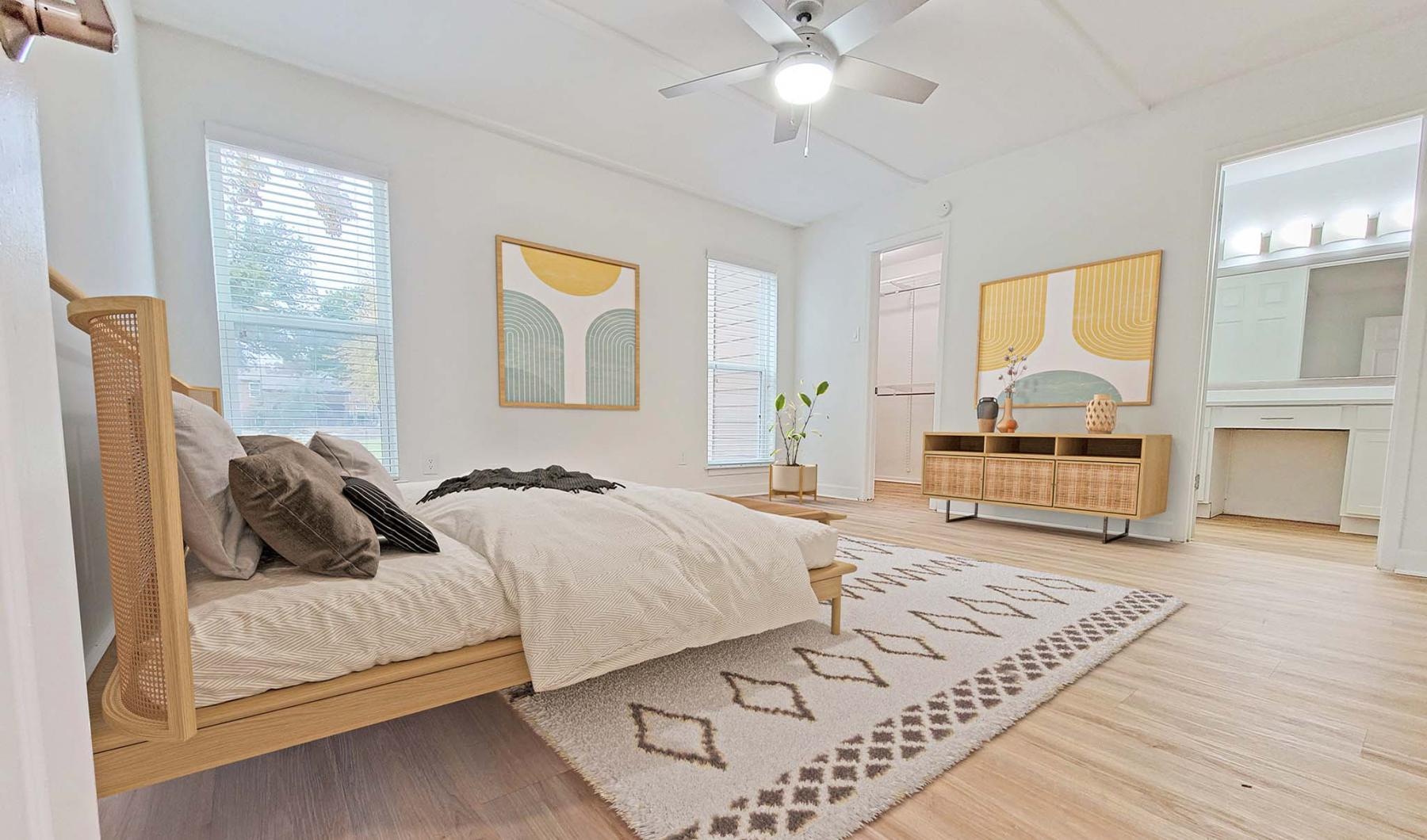 Find your perfect fit at Communities of Bent Tree a bedroom with two beds
