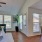 a living room with a wood floor