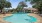 Resort-style swimming pool