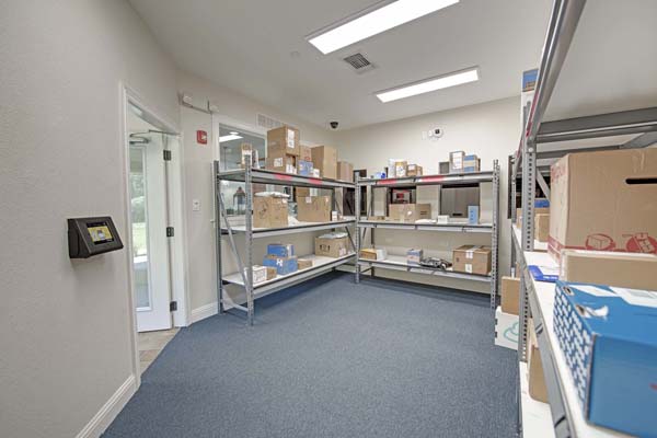 Package center to receive all of your packages while you are away at work, school, or out on an errand.